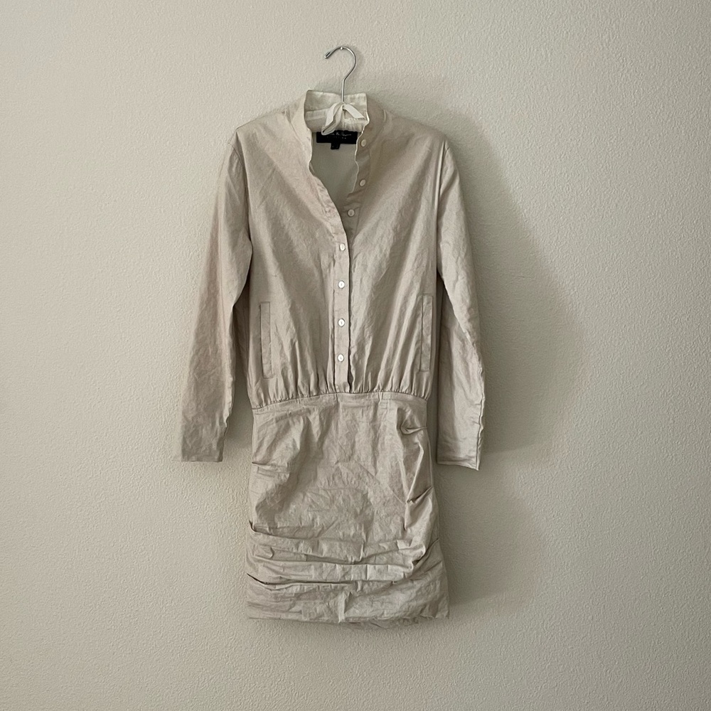 Nicole Metallic Miller Mini Dress